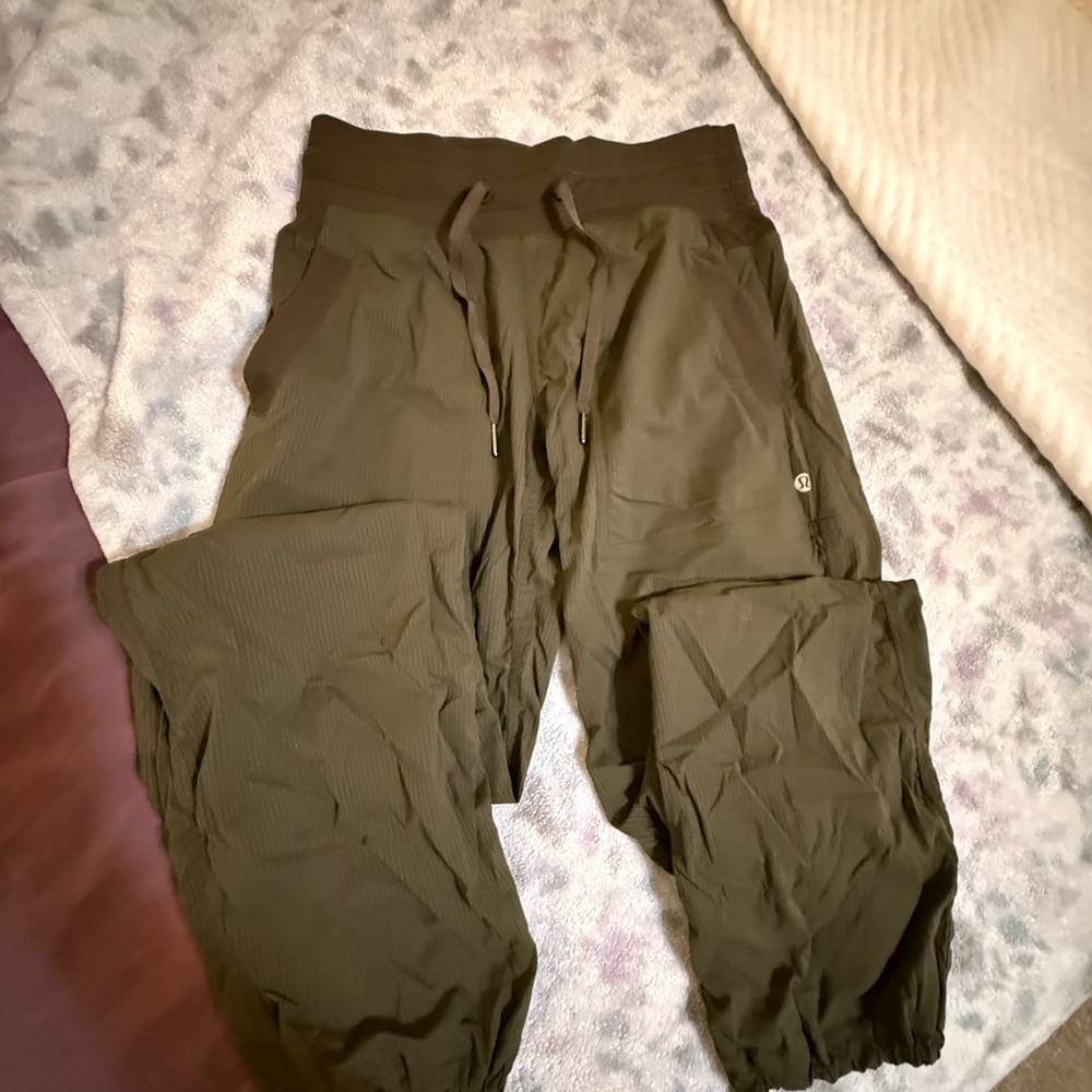 lululemon athletica Olive Track Pants